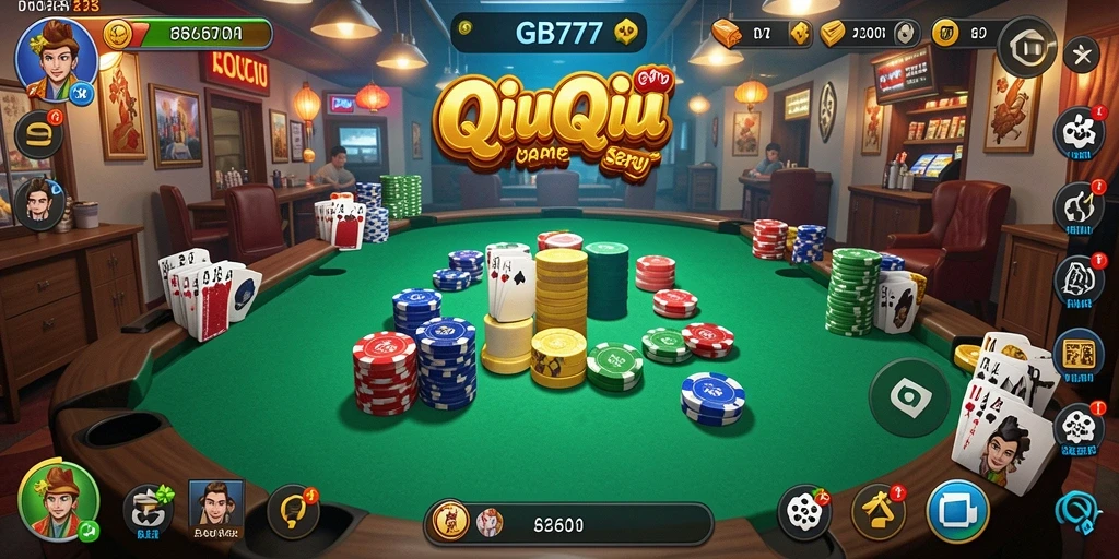 Screenshot gameplay QiuQiu yang menarik dan seru.