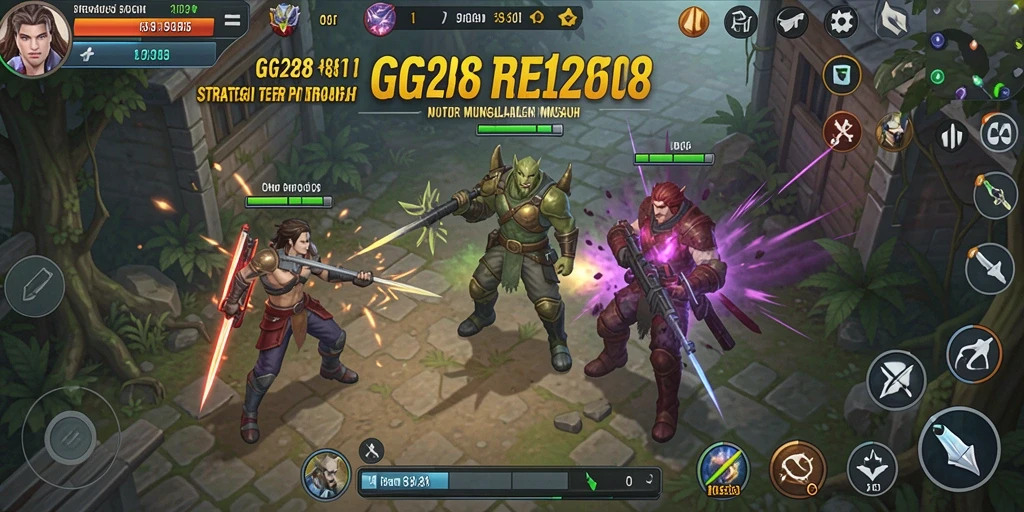 Screenshot utama GG288 menampilkan momen intens dalam strategi permainan.