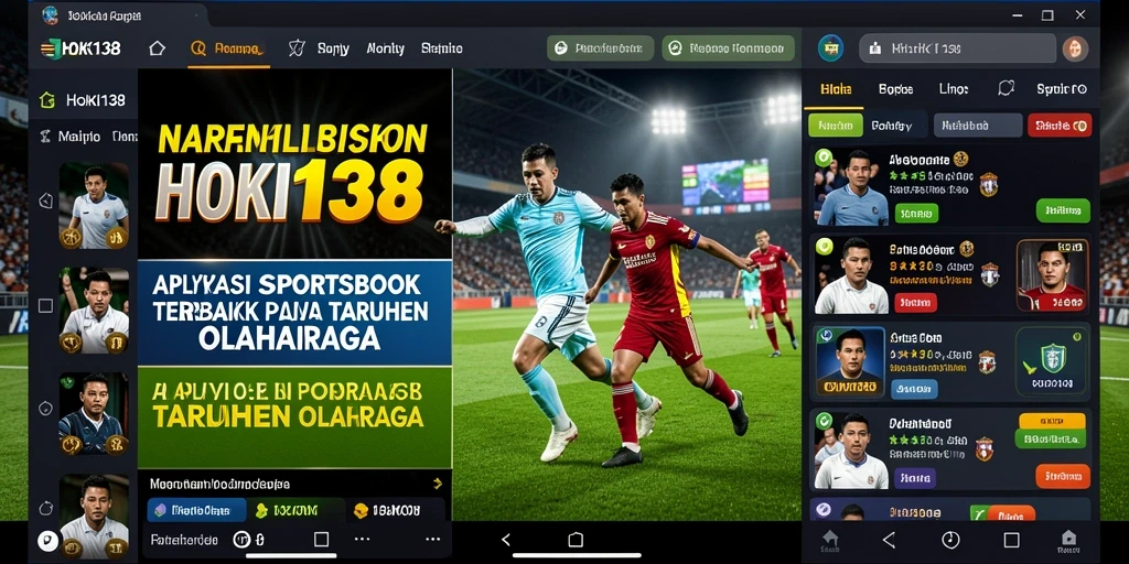 Tampilan gameplay HOKI138 yang menarik dan interaktif dalam Sportsbook.