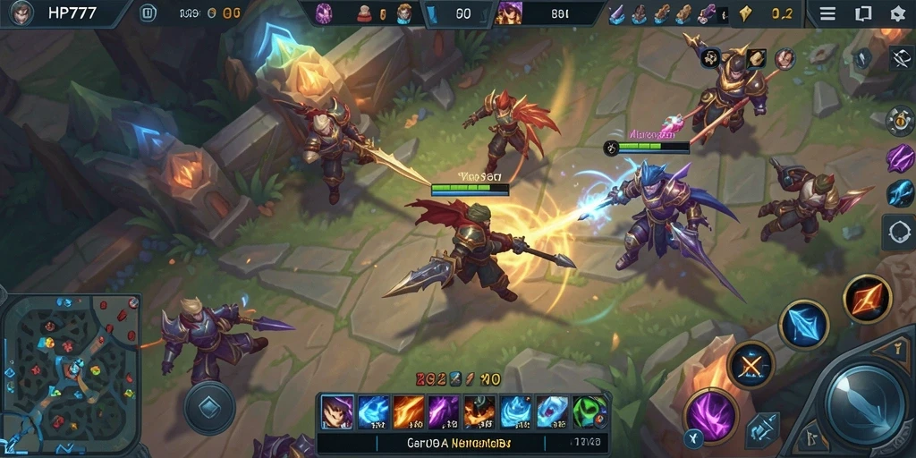 Tampilan gameplay seru dari HP777 yang mendebarkan.