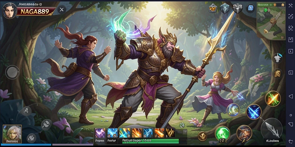 Tampilan gameplay NAGA889 yang menarik dan penuh aksi.