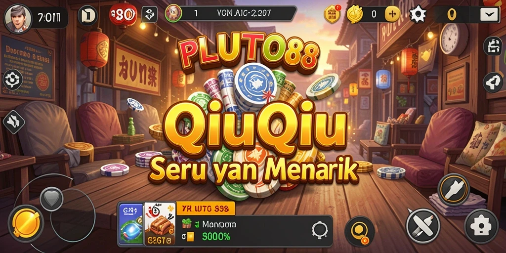Screenshot gameplay QiuQiu yang seru dan menegangkan.