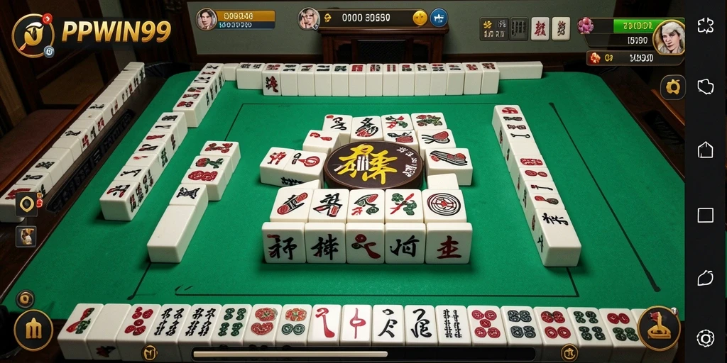 Tampilan gameplay Mahjong yang seru dan menantang di PPWIN99.